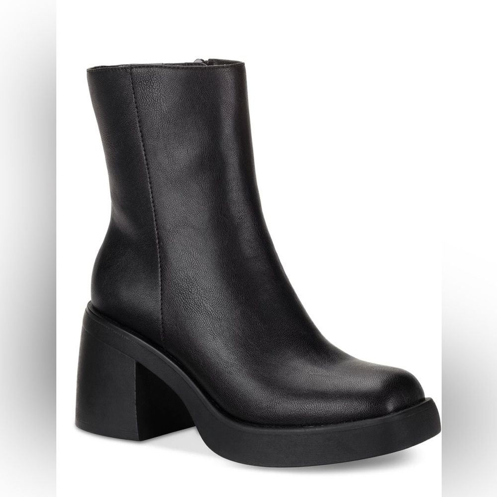 Sun + Stone Elegant Black Women's Ankle Boots Size 9.5 - Picture 6 of 16
